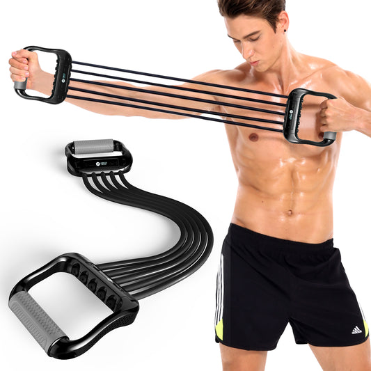 Tensile chest expander fitness equipment household men's multi-functional women's arm strength pull rope chest muscle training set
