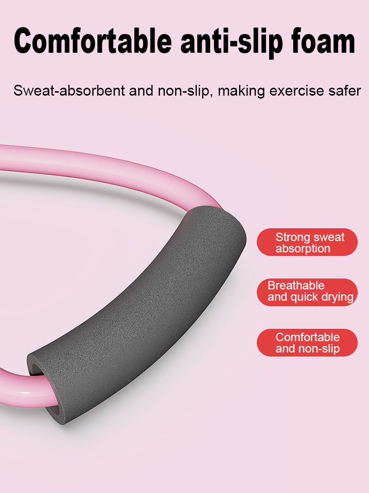 Pilates stick, yoga fitness equipment, household elastic belt rope, eight-figure tensioner, shoulder and back training, butt and leg training device