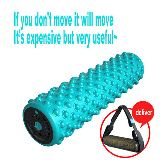 MiKe electric foam roller muscle relaxation professional leg massager fitness yoga column mace vibration roller
