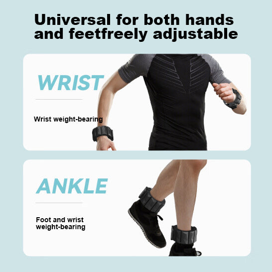 MiKe Bracelet de Charge Poignet Sac de Sable Portant Bracelet Leggings Reliure à la Main équipement de Sport Invisible Fitness Course à Pied Hommes et Femmes