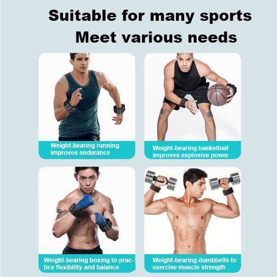 MiKe tragendes Armband Handgelenk tragendes Sandsack-Armband Leggings Handbindung unsichtbare Sportausrüstung Fitness Laufen Männer und Frauen